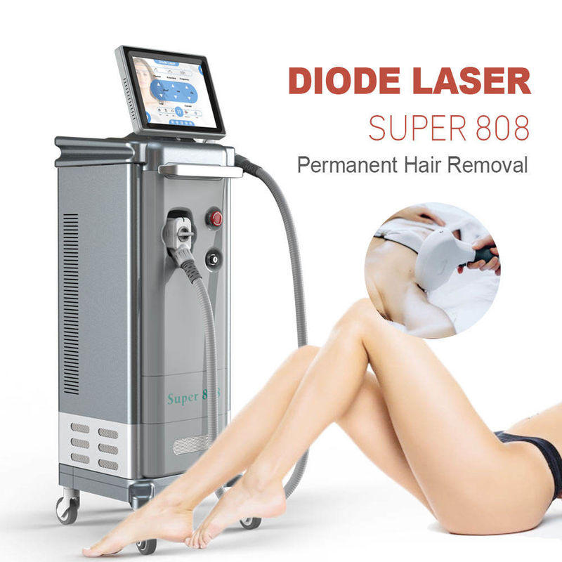 808nm FDA Triệt lông bằng laser ba bước sóng 500W Làm trắng trẻ hóa da