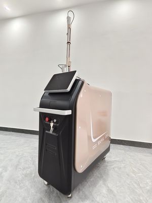755nm 2700W Tái trẻ hóa da Nd Yag Máy cắt bỏ hình xăm bằng laser